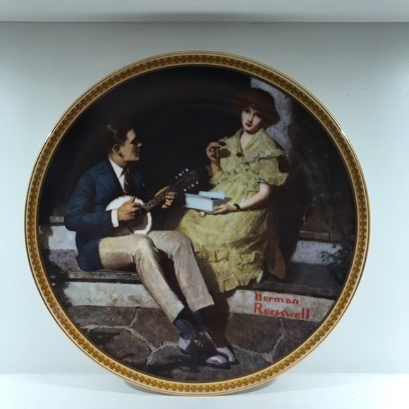 Norman Rockwell Plate - Picture 1 of 7